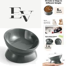 Oz Tilted Elevated Cat Bowl Comfortable