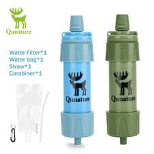 Qunature Portable Water Filter Straw