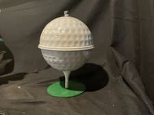 Mid Century Bar Ware Golfers Ball