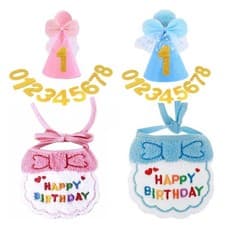 Elegant Pet Party Hat With Plush