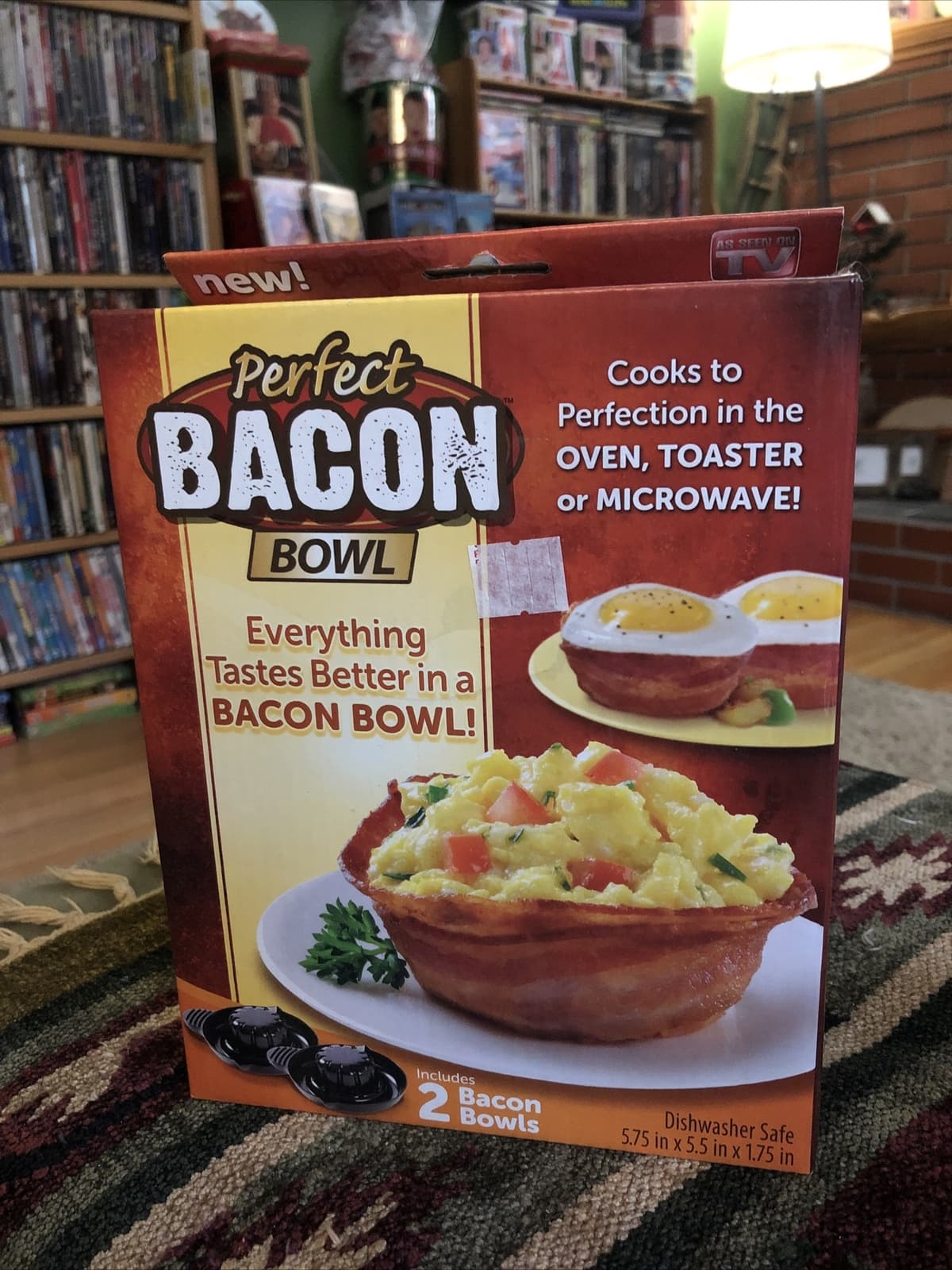 New Perfect Bacon Bowl 2 Pc As Seen On TV Kitchen Gadget Cooker Micro Free Ship!