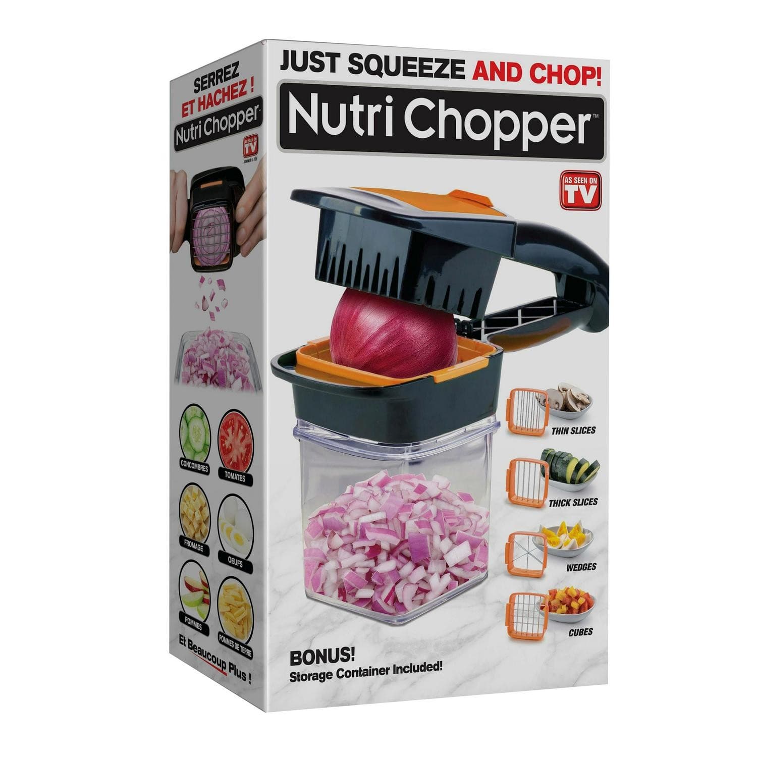 Nutri Chopper 4 In 1 Compact, Handheld Kitchen Food Gadget