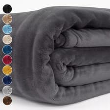 Super Soft Fleece Blanket Reversible Cooling