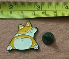 Corgi Butt Dog Enamel Bag Jacket