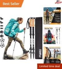 Ultra-light Carbon Fiber Trekking Poles