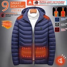 Men USB Electric Heated Jackets Battery