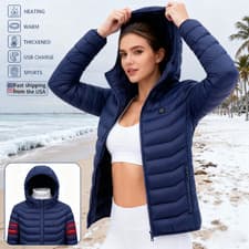 9-area USB Electric Heated Coat