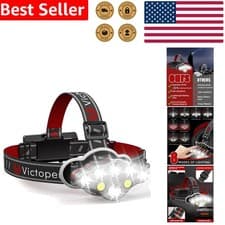 LED Headlamp, Ultra Bright 8-mode USB