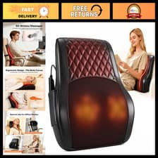 Heated Back Massager Pillow For Pain