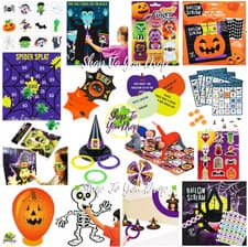 Halloween Kids Party Games Activities Bingo