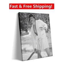 Gag Gift: 8x10 Funny Bathroom Canvas