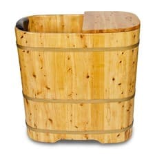Jrytin 34”freestanding Japanese Deep Soaking Tub
