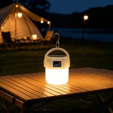 Solar LED Camping Lantern Rechargeable Collapsible