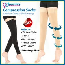 Compression Stockings Leg Sleeve 30-40 Mmhg