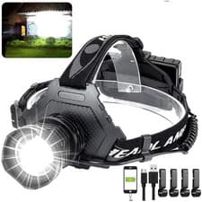 Bright 90000 Lumen Rechargeable Headlamp