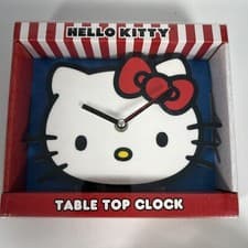 Hello Kitty Face Table Top Clock