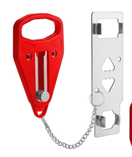 Portable Privacy Lock for Travel - Hotel Door Lock Safety Gadget
