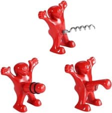 Red Man Bottle Opener Wine Stopper