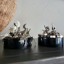 Magnetic Kinetic Toy Sculptures Desk Paperweight