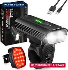 Darkbeam Bike Headlight Rechargeable Usb-c, Bicycle