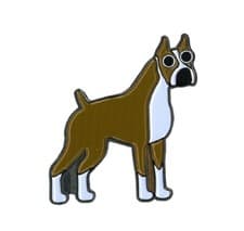 Boxer Enamel Pin Novelty Funny Cool