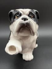 VTG Black White Pug Dog Tea