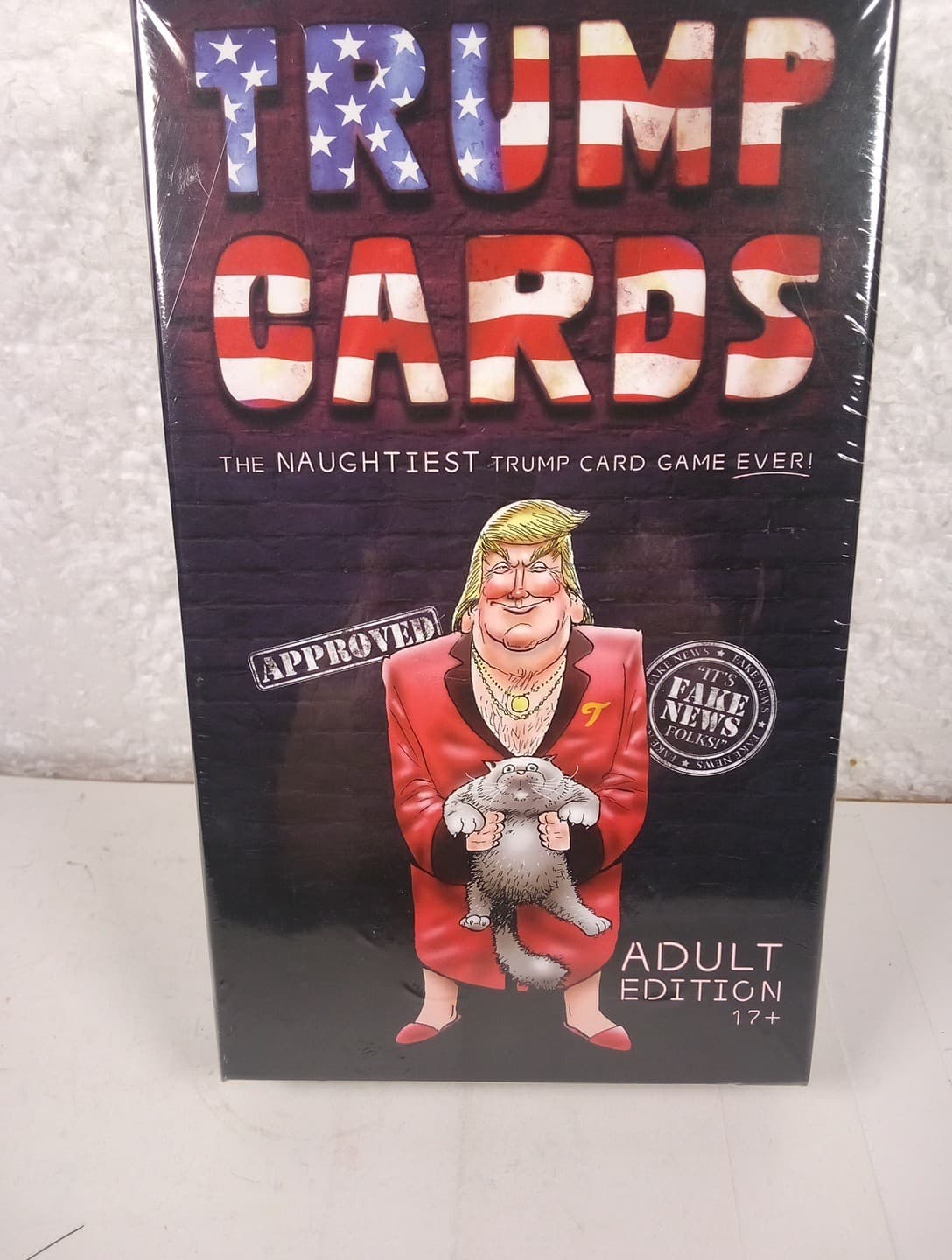 TDC Games Trump Cards Adult Party Game Did he Really Say It, or Is It Fake News?
