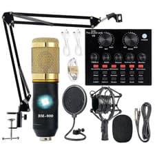 Complete Podcasting Kit Mic Stand, Shock