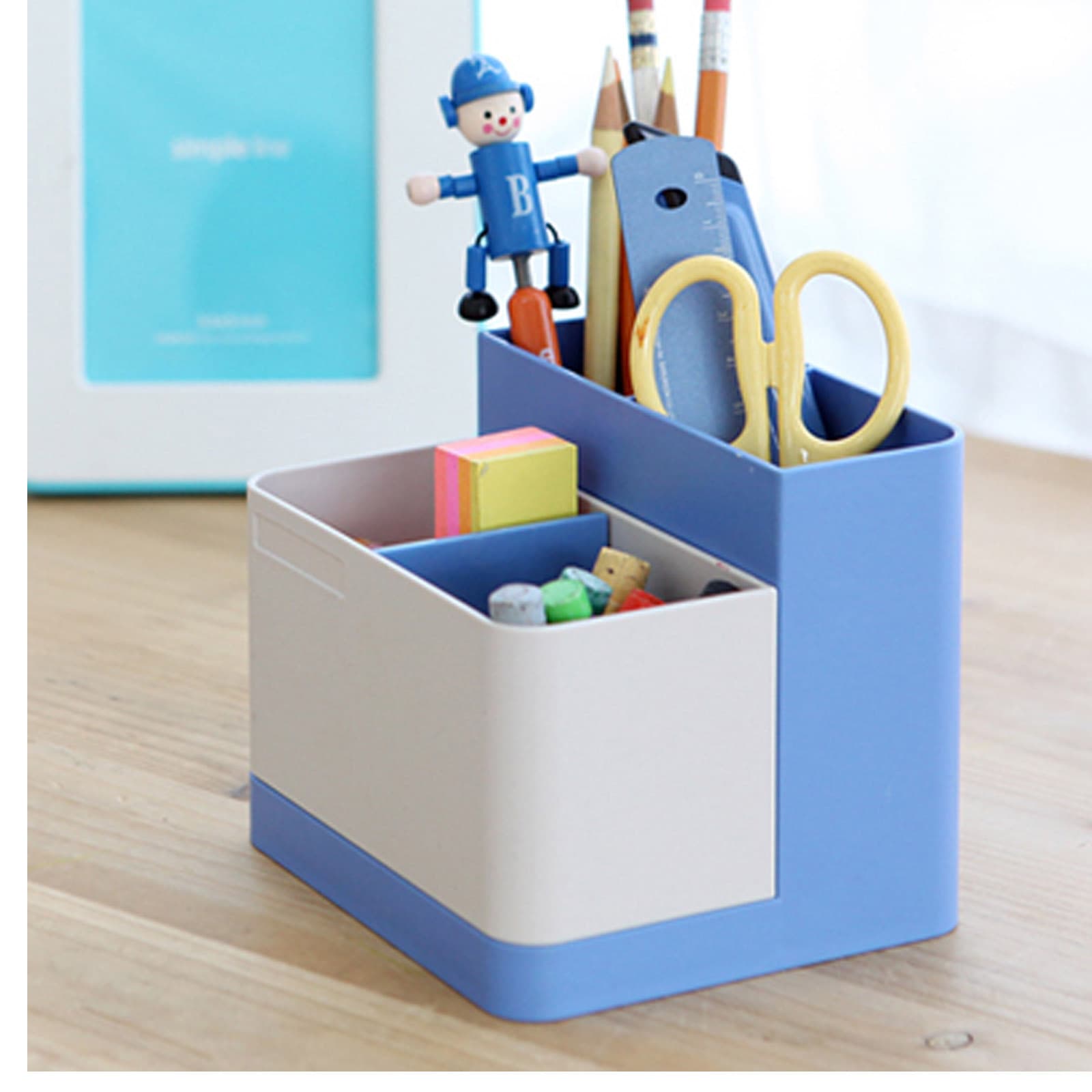Unique Multi-Purpose Pen Pencil Holder Desk Organizer Desktop Storage Box