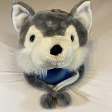 Children Teen Dog Hats Plush Husky