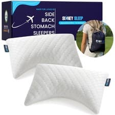 Hotel Quality Mini Travel Pillows Knee,