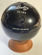 Bowling Ball MID Century Hidden Bar,