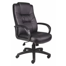 Manufacturer Varies Executive Chair,high Back,leather Seat