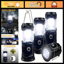 Portable LED Camping Lanterns Collapsible, Waterproof,