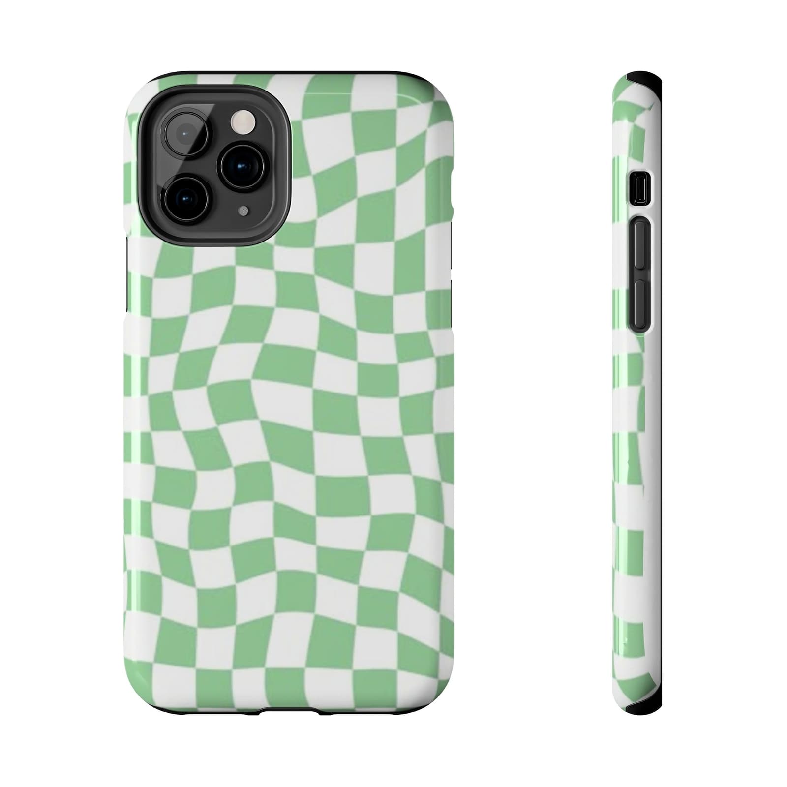 Stylish Checker Phone Case, Unique iPhone Cover, Modern Tech Accessory, Gift for