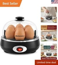 Rapid Egg Cooker: Easy-peel Eggs, Auto