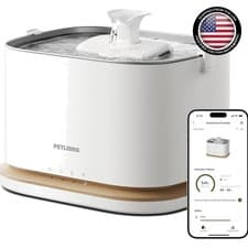 Rechargeable Cat Water Fountain, 3L Anti-tip