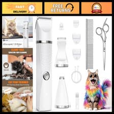 Electric Cat Grooming Clippers Kit 3-in-1