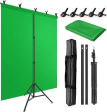 Green Screen Backdrop Kit With Stand