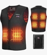 Kemimoto Men's Electric Heated Vest Warm