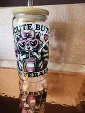 But Feral Dog Glass Tumbler 11-20