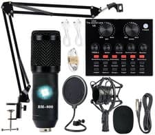 Condenser Microphone Bundle W/ V8 Voice