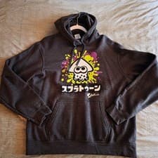 Splatoon Hoodie Pullover Pocket Size Official