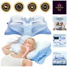 Compact Cooling Cervical Neck Pillow Travel-friendly