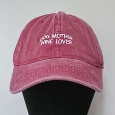 Dog Mother Wine Lover Baseball Hat