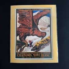 1924 Chamonix Mont Blanc Olympic Poster