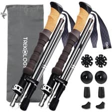 Adjustable Folding Hiking Poles Aircraft-grade Aluminum