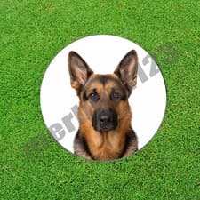 Black Tan German Shepherd Dog Golf