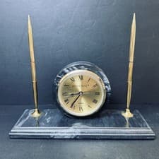 Reflections Vintage Marble Desk Clock