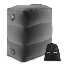 Maliton Inflatable Travel Foot Rest Pillow,